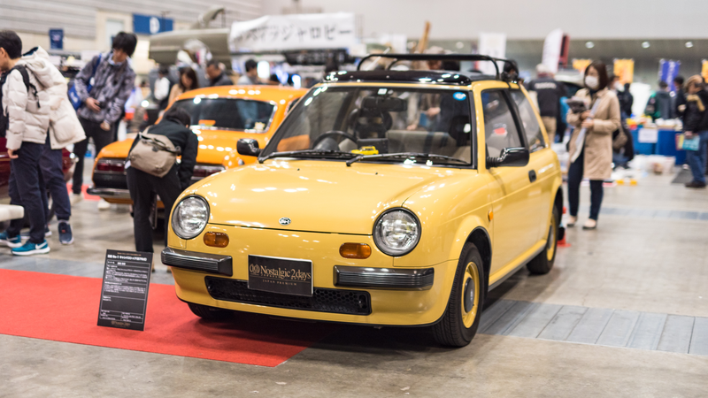 The Nissan BE-1, related to the Pao and Figaro